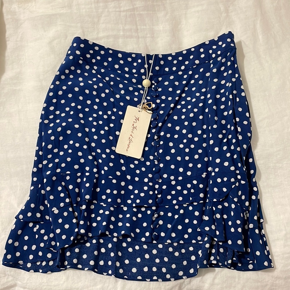 For Love & Lemons Polka Dot Skirt